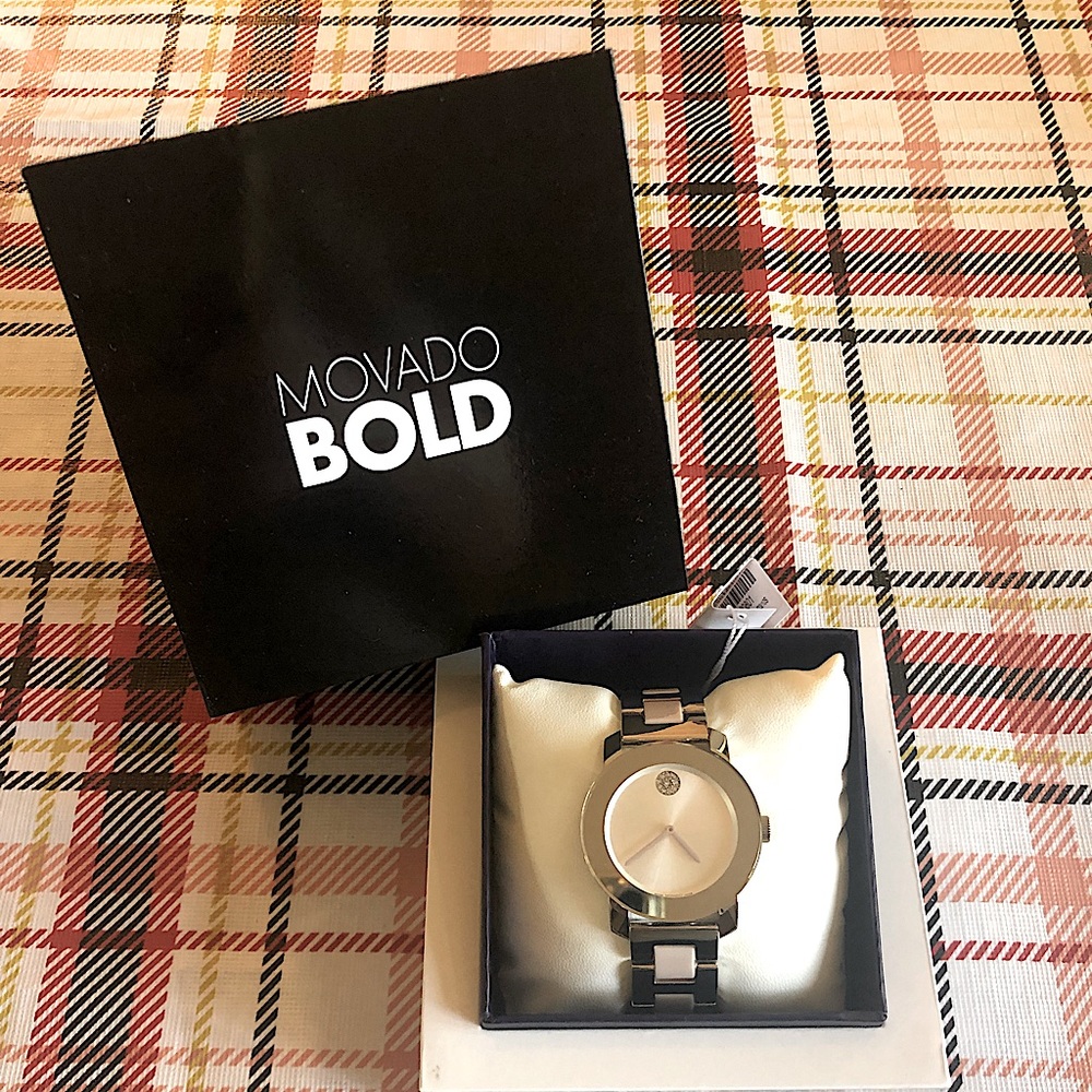 Movado BOLD Ceramic ladies NWT